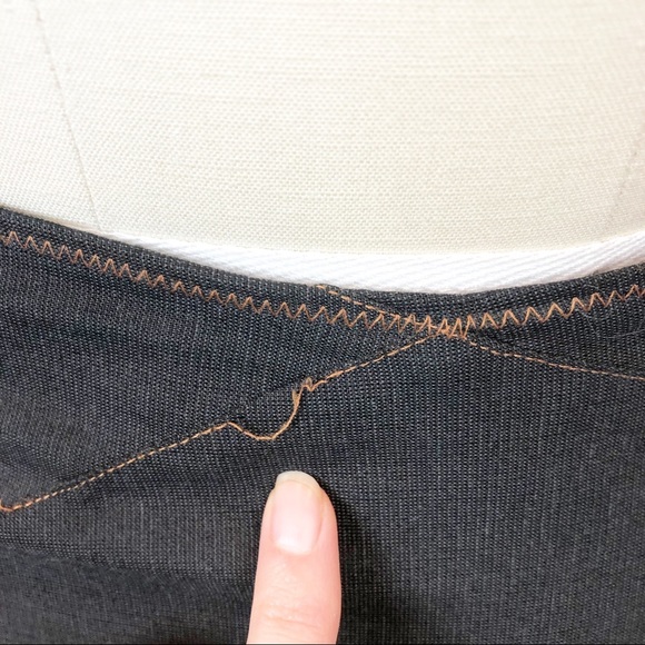 COP COPINE Handwritten Asymmetric Wrap Midi Skirt - Picture 5 of 8